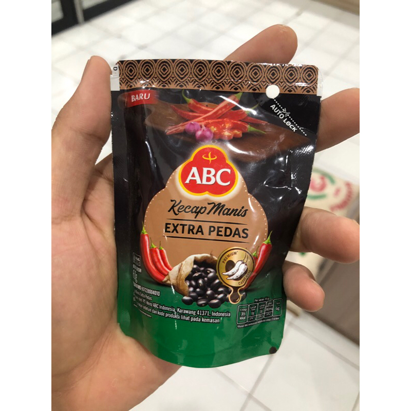 

Abc kecap manis ekstra pedas 60gr