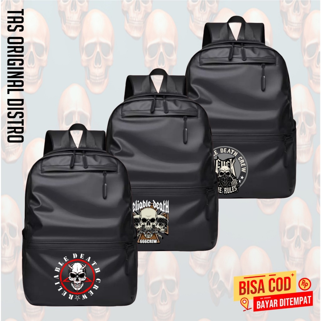 TAS GENDONG TAS ANAK REEBEL DEATH DISTRO CLOTHING