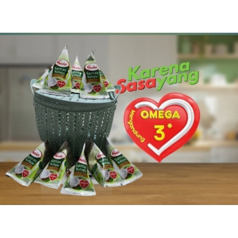 

Sasa Santan Cair 65ml 10pcs | Sasa Santan Kelapa cair 65ml 10pcs | Sasa Santan Cair 65ml 10pcs Gratis Keranjang Topas tutup warna