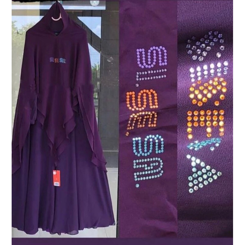[SALE] SET GAMIS & KHIMAR LOOK SISESA KD 54