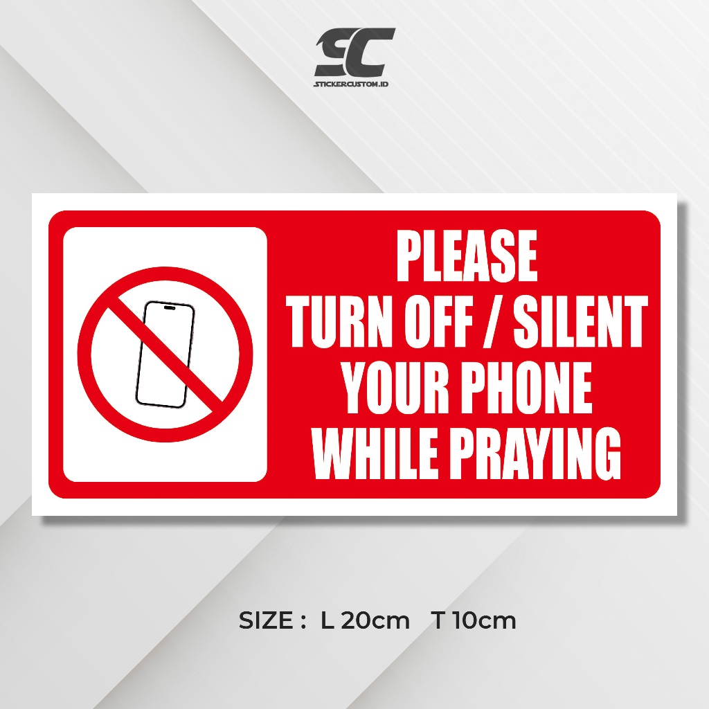 

STIKER VINYL TURN OFF