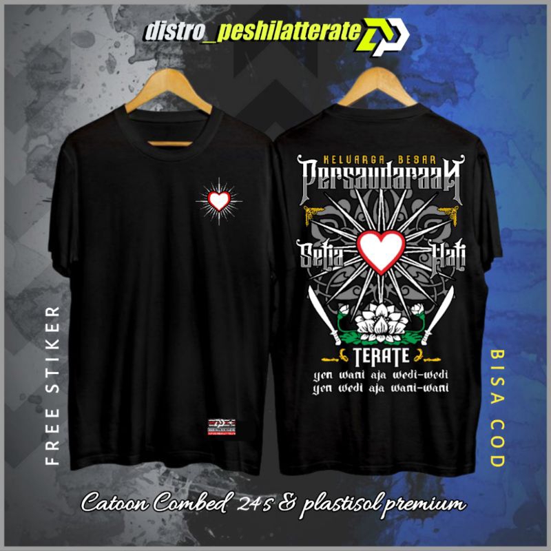 KAOS PSHT KELUARGA BESAR TERATE DESAIN BARU