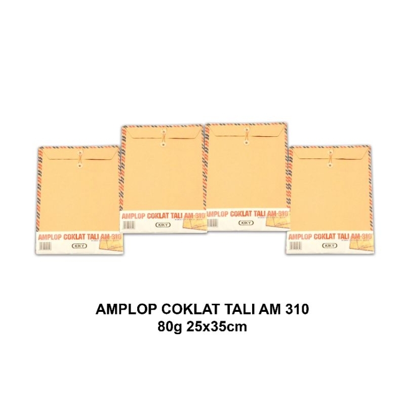 

Jet airmail Amplop coklat 310 AM 80 GRM