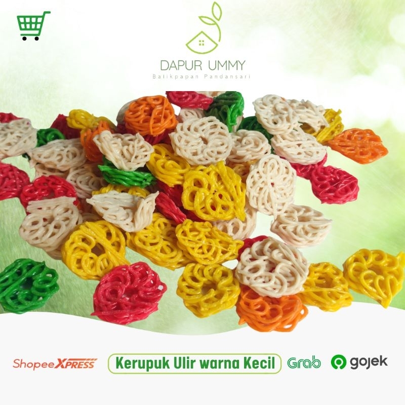 

KERUPUK • Kerupuk Mawar Warna Warni ukuran Kecil