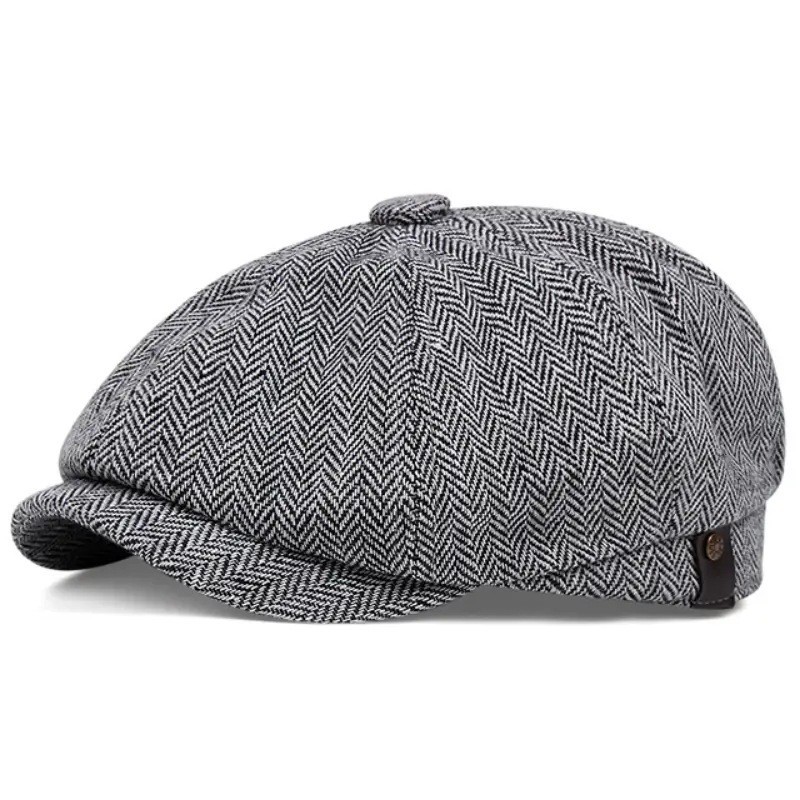 Topi Baret Newsboy Vintage Peaky Blinders Topi Pelukis Flat Cap