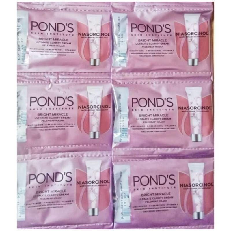 [ 12 SACHET ] PONDS BRIGHT MIRACLE ULTIMATE CREAM