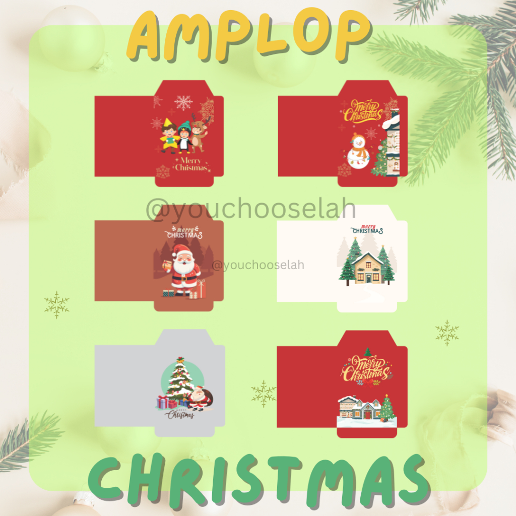 

[BISA MIX] Amplop Uang Christmas / Natal Edition