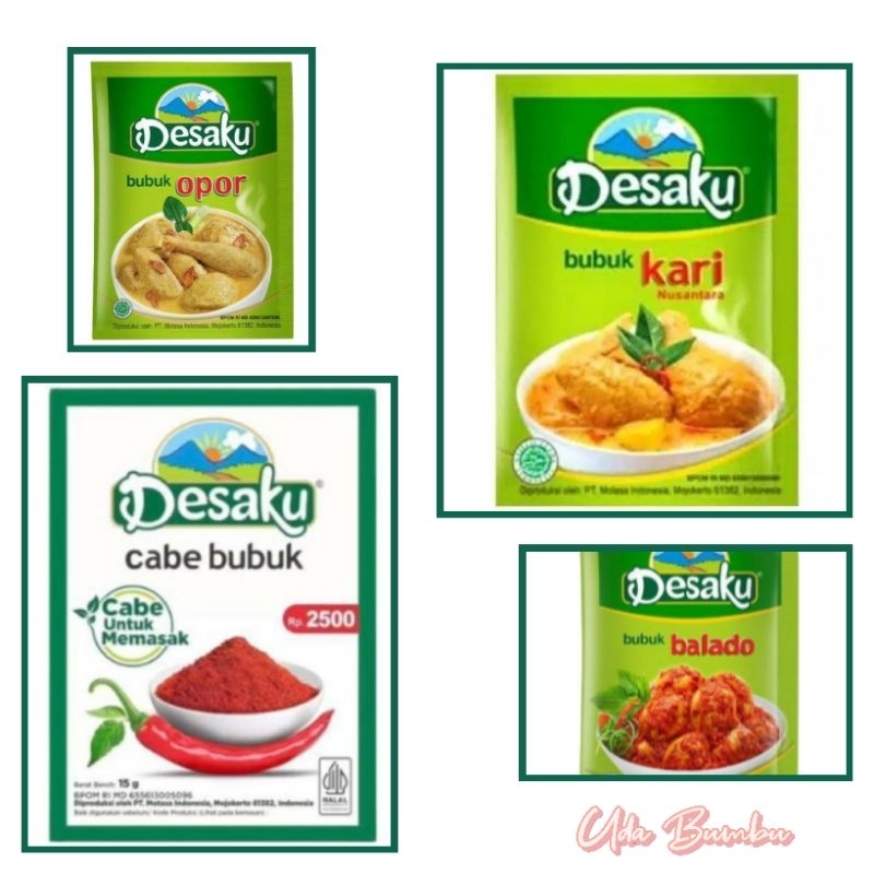 

1 pcs DESAKU CabeBubuk / Kari / Opor / Balado (sachet) ~tersedia harga Grosir~