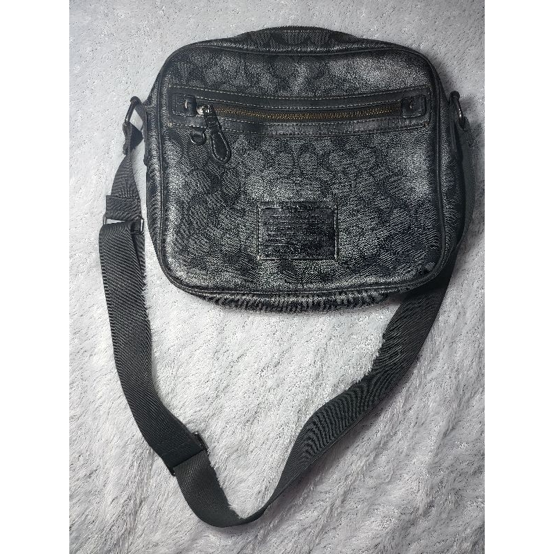 Tas Selempang/Sling Bag/Cross Body Coach Signature Hitam