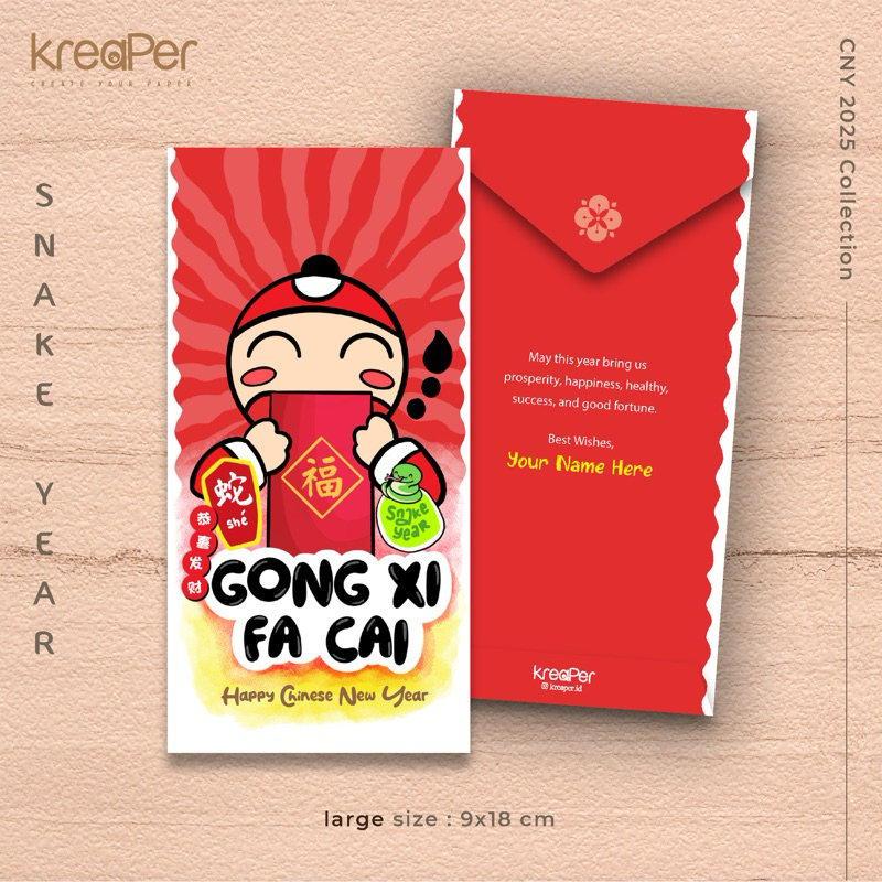 

AMPLOP / ANGPAO IMLEK CNY 2025 TAHUN ULAR PREMIUM (CNSNACK-03) TAO KAE NOI