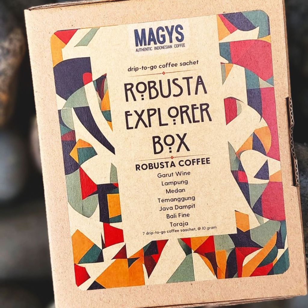 

Robusta Explorer Box Drip-to-Go Coffee Sachet Indonesia