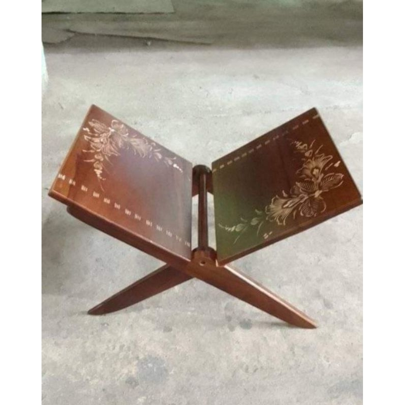 meja lipat belajar ngaji minimalis kayu jati