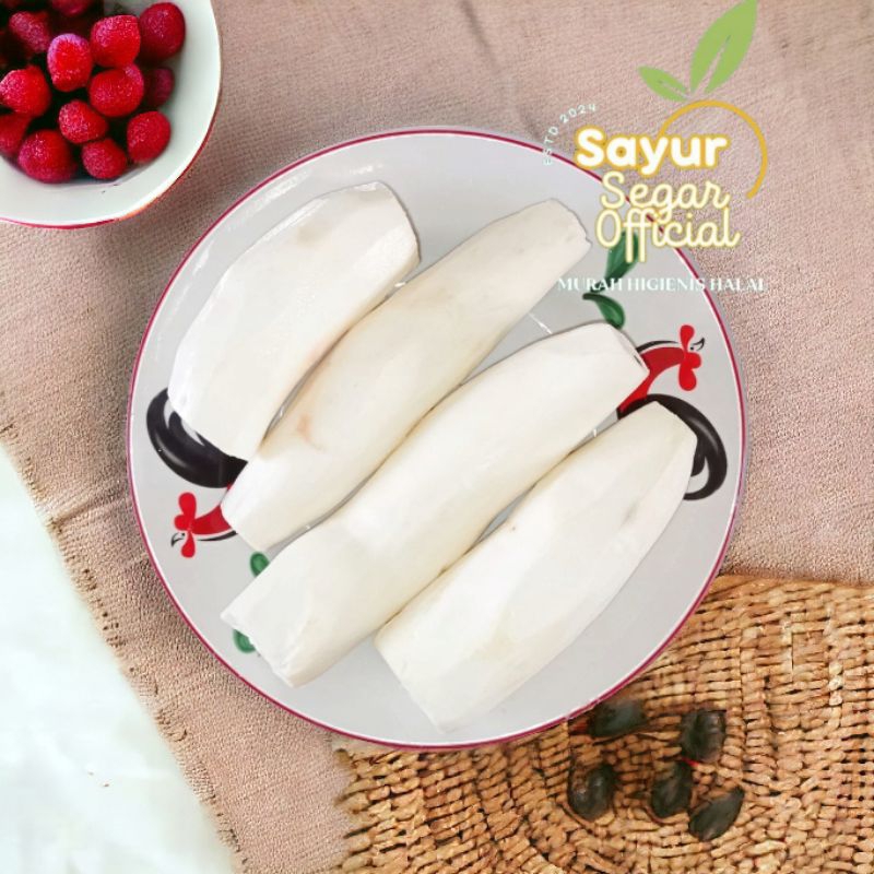 

Singkong Segar/Fresh Kupas 1kg - Kirim Instan