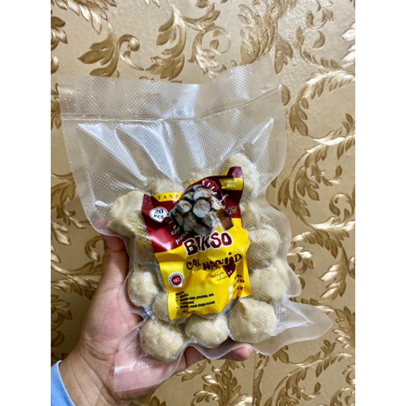 

bakso cak wachid premium isi 20pcs dengan bumbu kuah