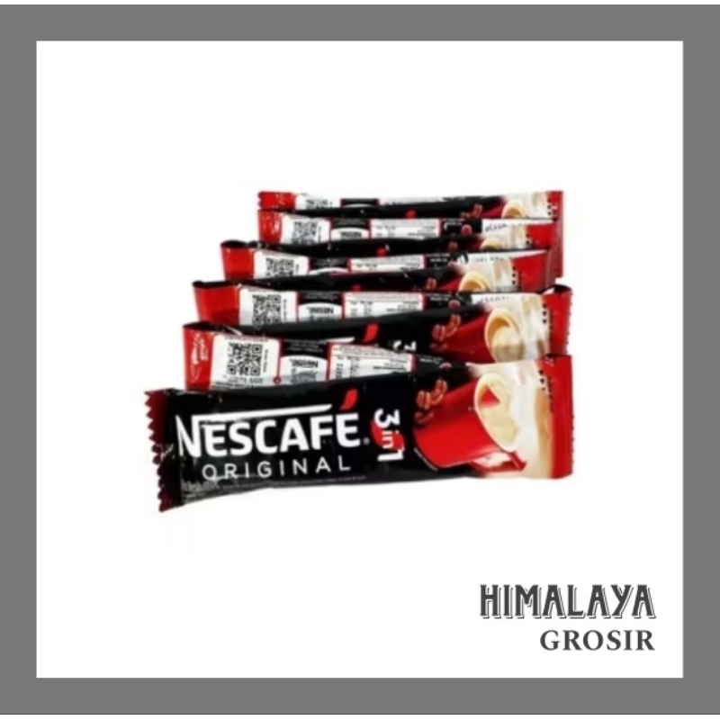 

NESCAFE Original 3 in 1 @17.5 gr Renteng isi 10 sachet