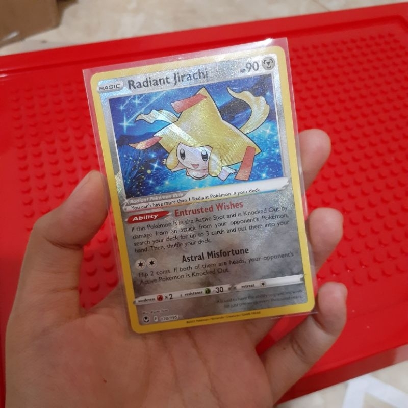 Jirachi Bercahaya (Radiant Jirachi) K 120/195 Pokemon TCG Trading Card Game English Bahasa Inggris