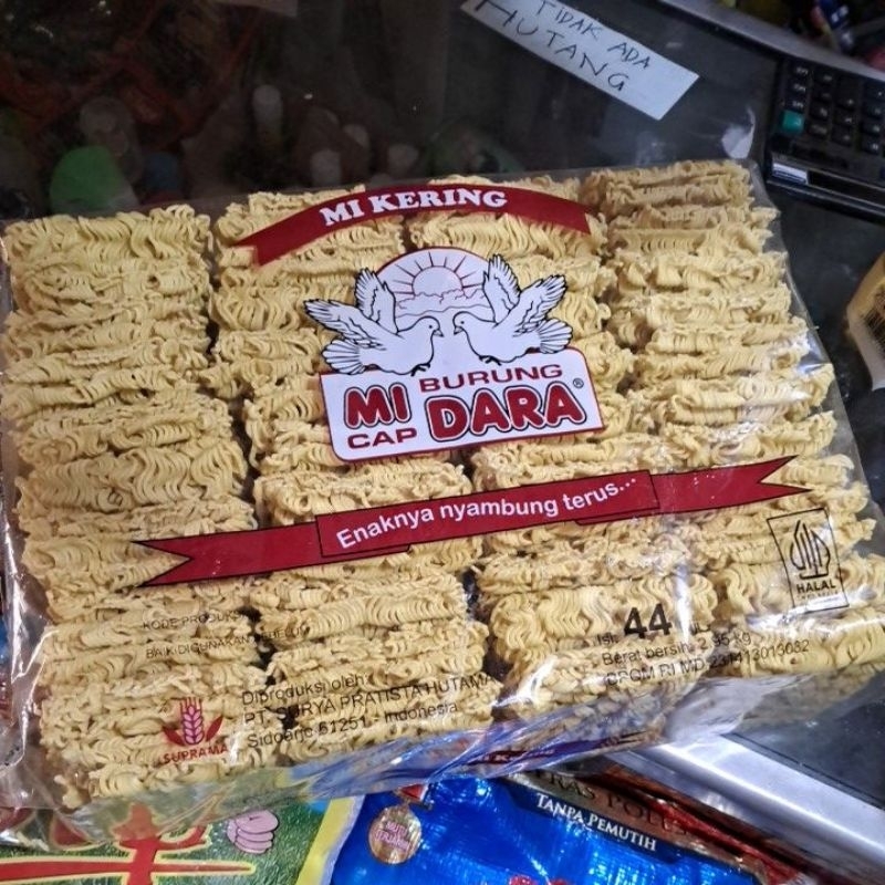 

Mie Kering Mi Cap Burung Dara Isi 44pcs