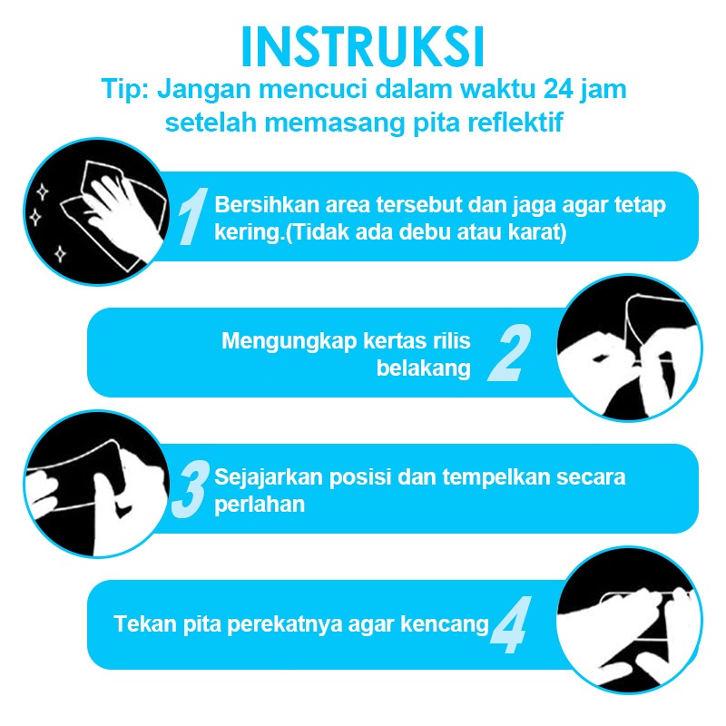 Stiker Reflektor 3M lulus uji kir dishub - Sticker Reflektor - Reflektif 3M - Stiker Reflektor -