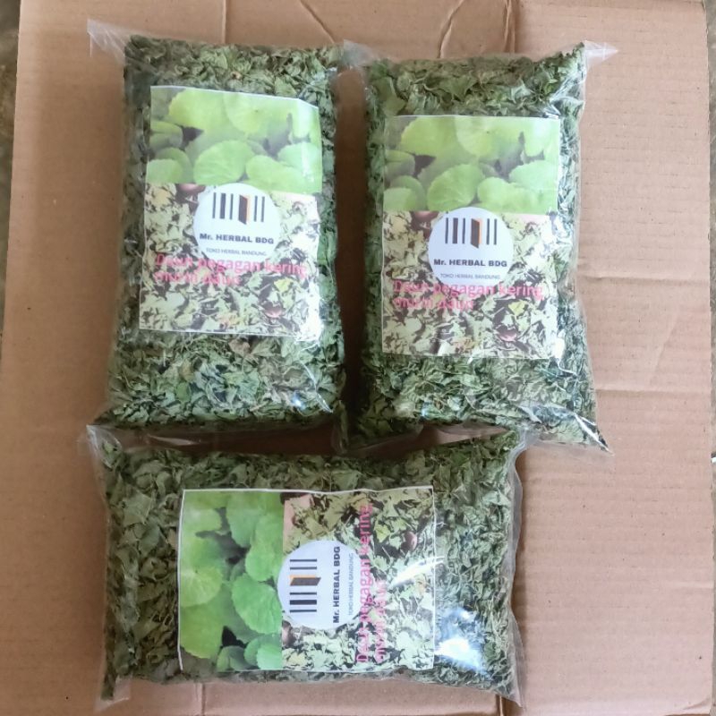 

Daun pegagan kering original tanpa batang