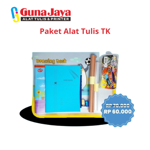 

Paket Alat Tulis TK - Perlengkapan Sekolah Lengkap untuk Anak- GunajayaAtk