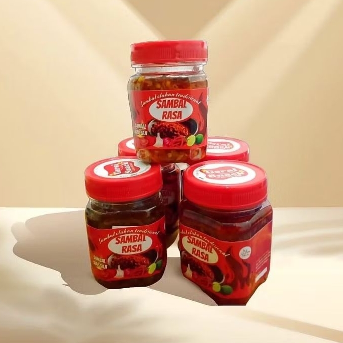 

Sambal Rasa Sambal Cumi Pedas Mbledos 170gram