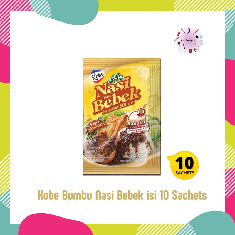 

Kobe Bumbu Aduk Nasi Bebek isi 10 Sachet