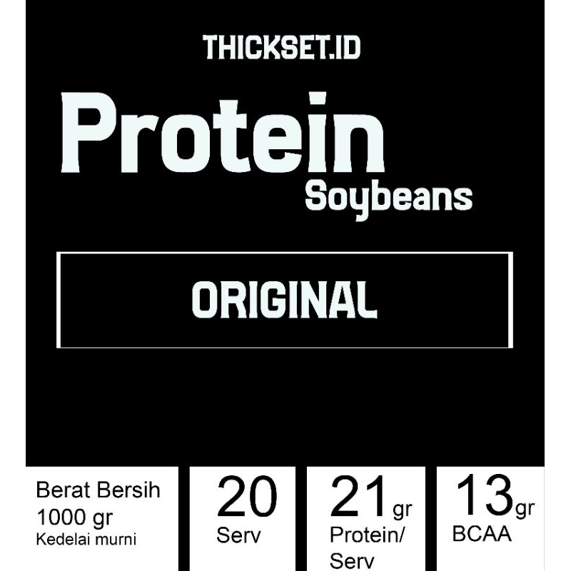 

THICKSET PROTEIN SOYBEANS