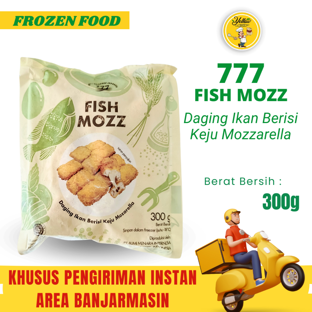 

777 FISH MOZZ 300GR / FROZEEN FOOD