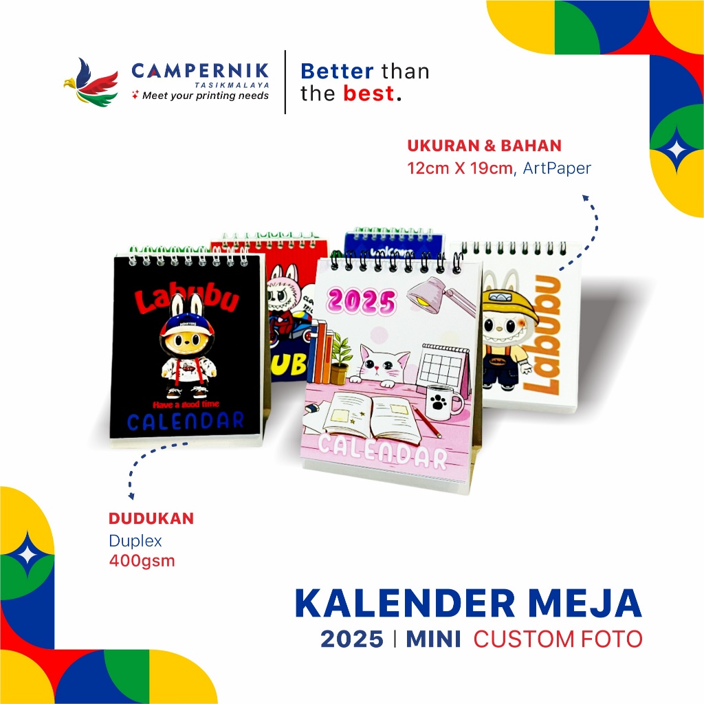 

KALENDER MINI 2025/ KALENDER MEJA MINI / KALENDER MEJA / KALENDER