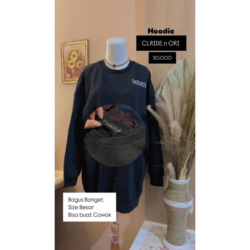 Atasan polo/Hoodie/Baju olahraga wanita/Kaos wanita Thrift Brand