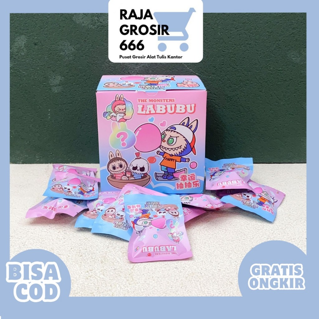

PENGHAPUS MISTERY BAG LABUBU ER-1692 ERASER IMUT SOUVERNIR KADO UNIK TERMURAH WARNA WARNI LUCU
