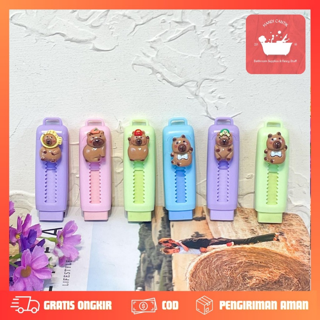 

PENGHAPUS MODEL CUTTER CAPYBARA ER-1695 ERASER HAPUSAN LUCU IMUT KADO UNIK COD