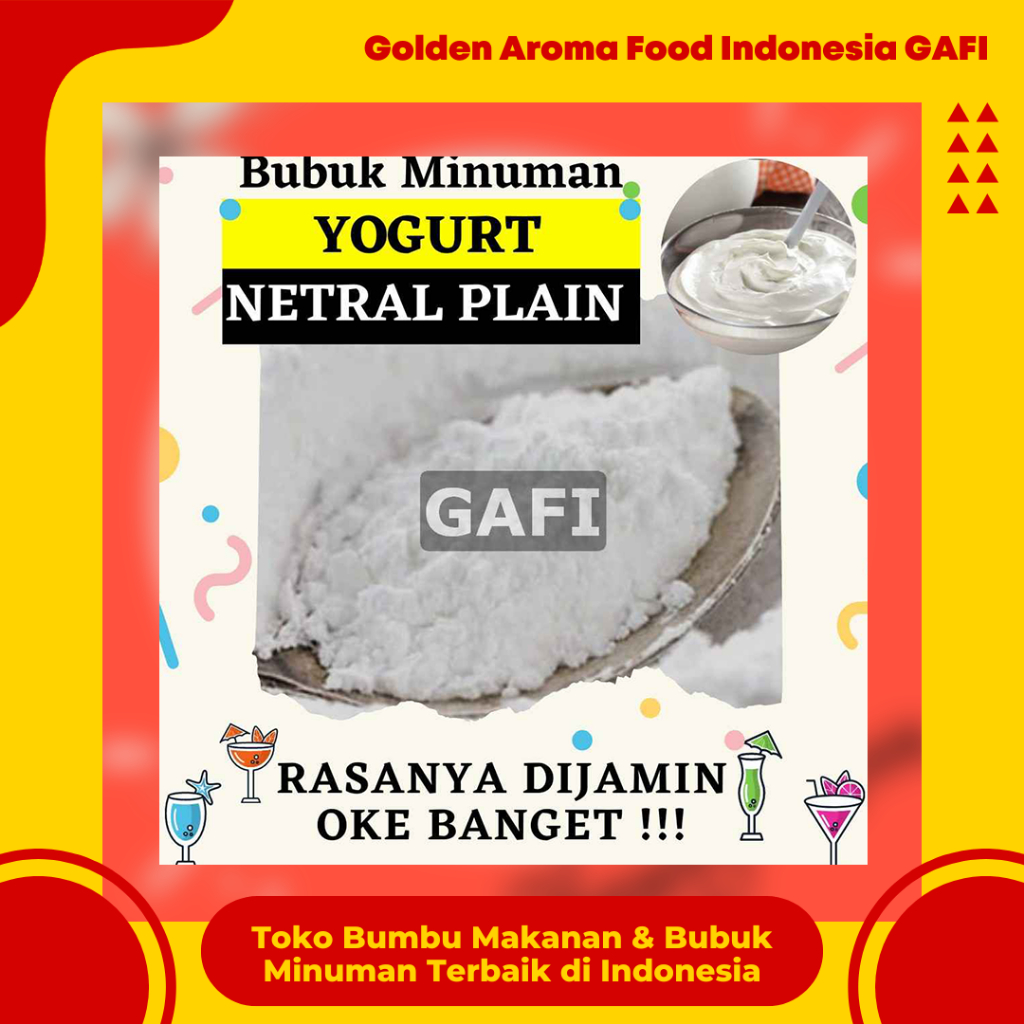 

Bubuk Yogurt Netral Plain Premium 1 kg Supplier Bubuk Minuman Yogurt Instan Serbuk Es Yogurt Ekonomis Original Powder Drink Netral Plain Ekonomis Terdekat Murah GAFI