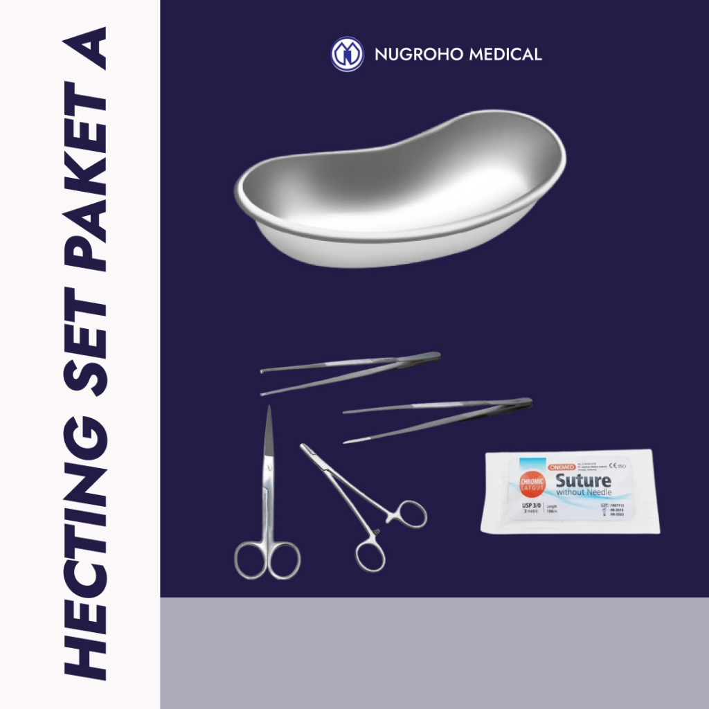 Minor Set / Hecting Set Nierbeken Paket A Lengkap Jual Hecting set lengkap (Minor Surgery Set / Sirk