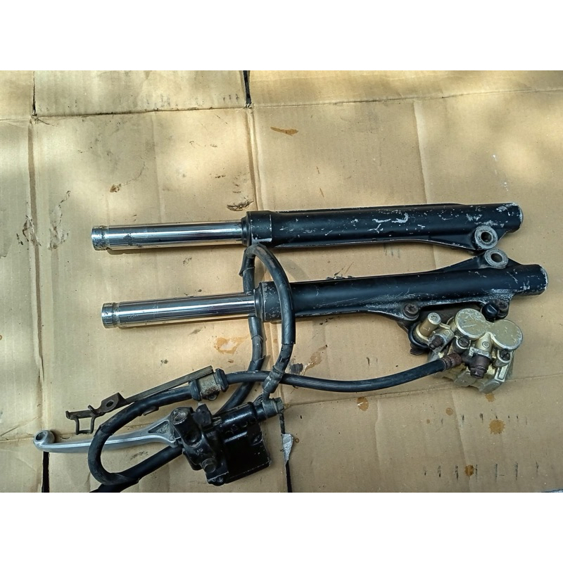 shok depan set rem ory supra x 125dd