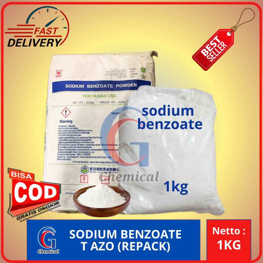 

SODIUM BENZOATE T AZO (REPACK) 1KG