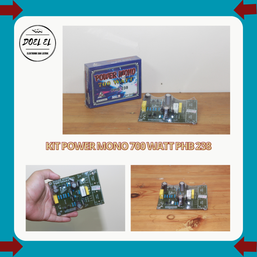 KIT POWER MONO 700 WATT BELUM FINAL TR SANKEN PHB 238 CKJ'S