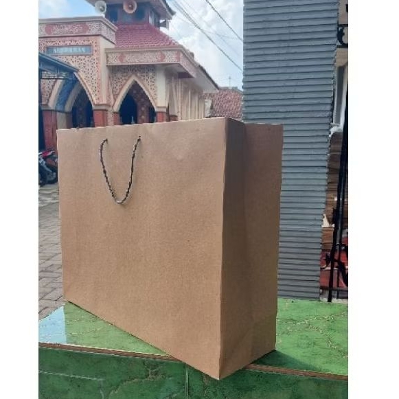 

45x15x35 Paperbag Polos Coklat 200 Gsm (Paket 12pcs) Tas Kado |Tas Souvenir |Tas florist |Tas Buket