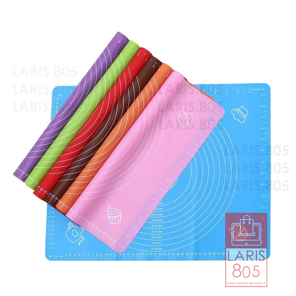 Tatakan Silikon / Alas Adonan Silicone Multifungsi Dapur / Tatakan Adonan Donat Silikon