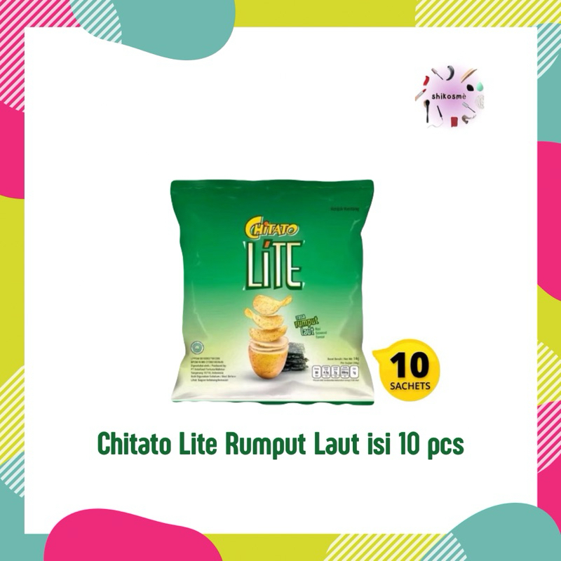 

Chitato Lite Rumput Laut 14 gr isi 10 pcs