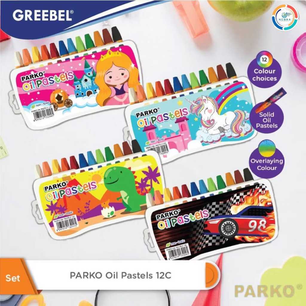 

Greebel Parko Oil Pastel Crayon 12C | 12Warna