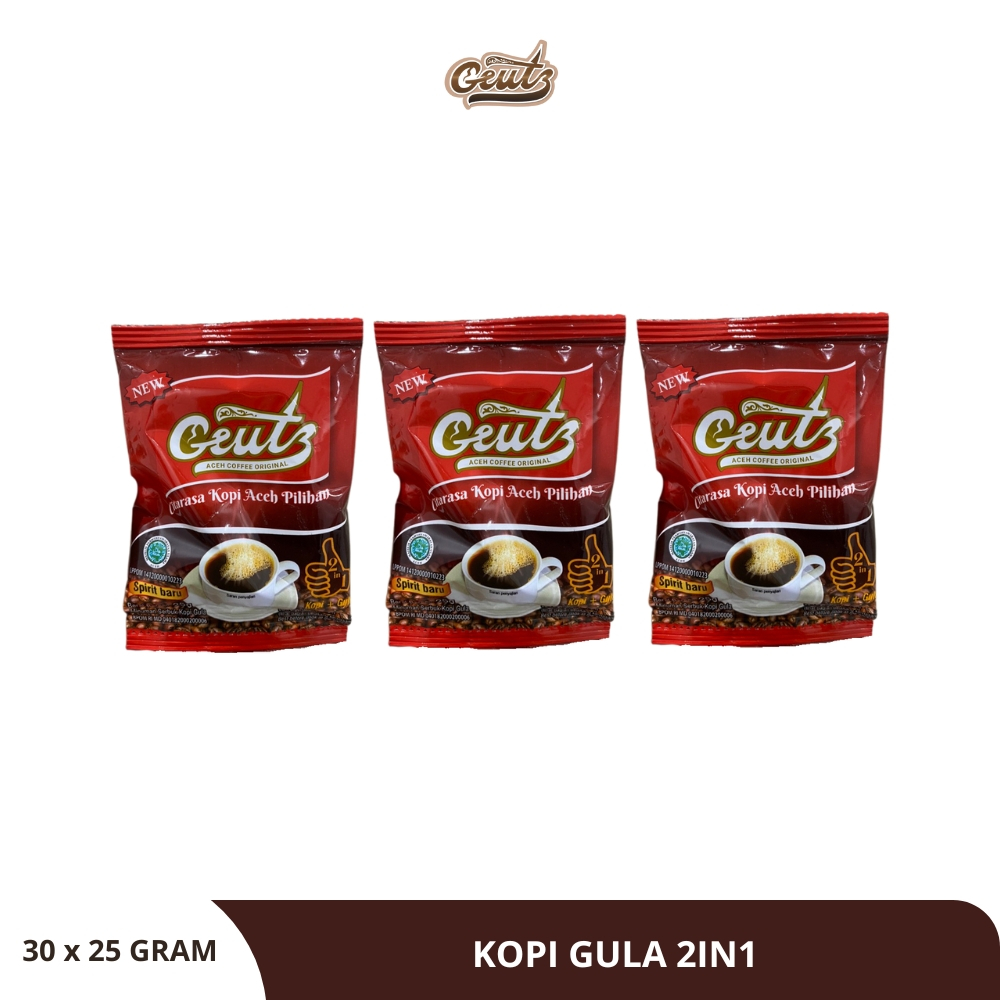 

GEUTZ - Minuman Serbuk Kopi Gula 2 IN 1 - 30 x 25 GRAM