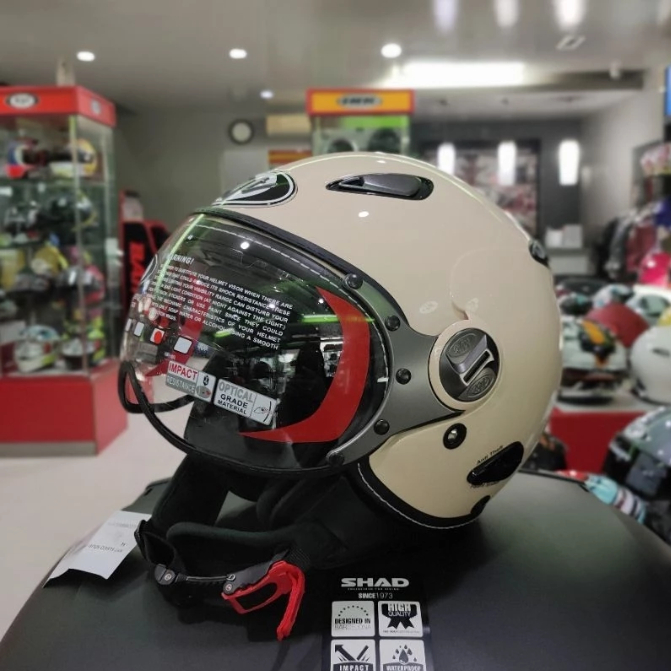 KYT Elsico Original 100% Helm Retro KYT Elsico Polos Solid