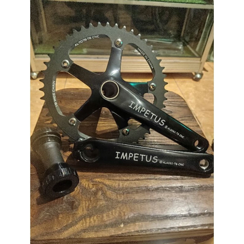 crankset impetus ht2 bcd144 48t fixie