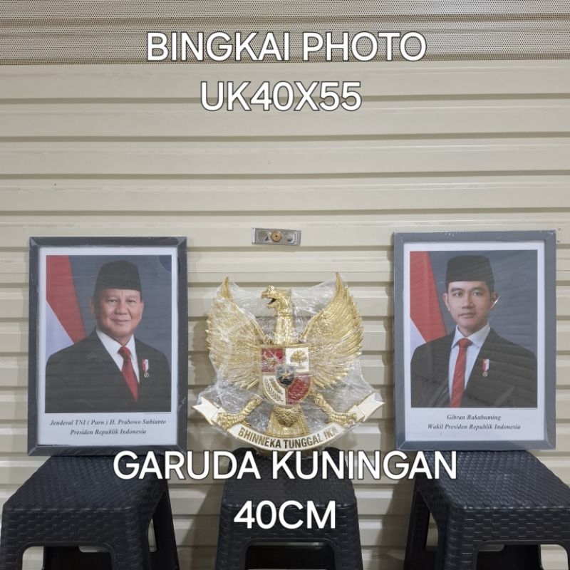 

BINGKAI PHOTO PRESIDEN DAN WAPRES+GARUDA KUNINGAN BERKUALITAS