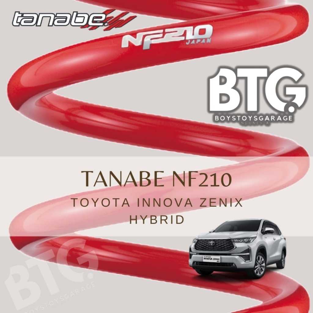 Per Tanabe Toyota Innova ZENIX Hybrid / Non Hybrid Per Ceper Tanabe NF210 Lowering Kit