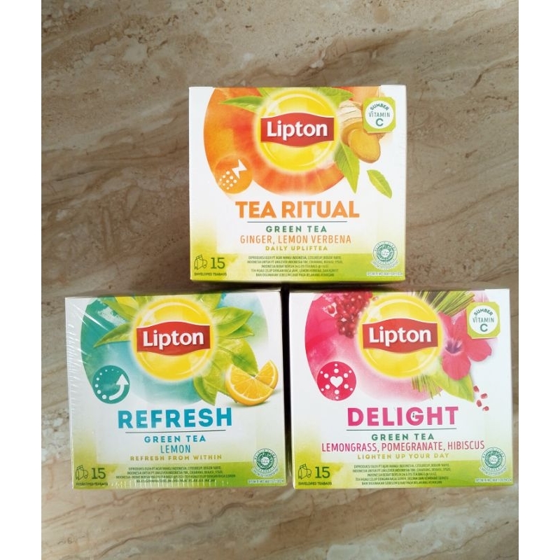 

Lipton Green Tea Sumber Vitamin C Isi 15