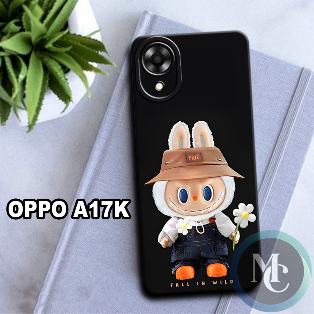 CC24/ Softcase karet lentur untuk oppo a17k/Motif karakter cewek/case oppo a17k/kesing oppo a17k/sil