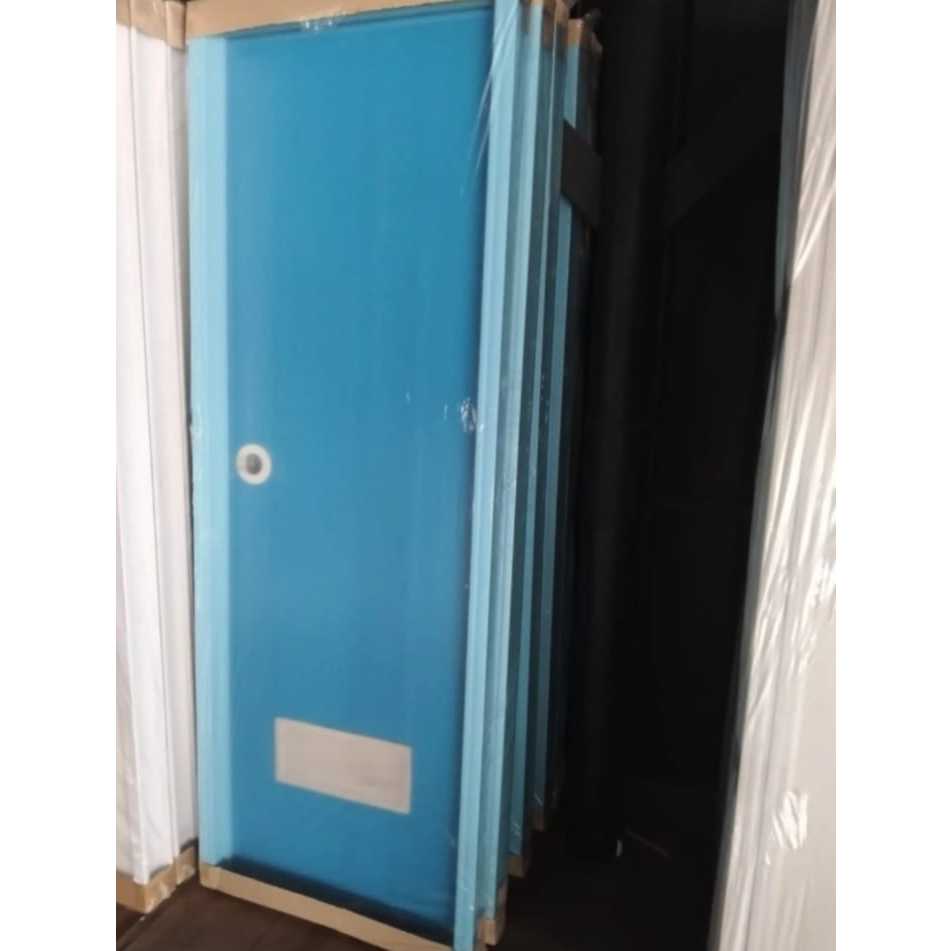 PINTU KAMAR MANDI PVC POLOS BIRU | PINTU KAMAR MANDI MINIMALIS