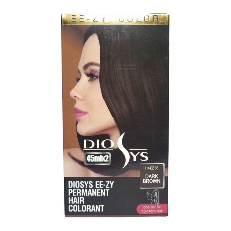 Diosys dark brown hair color, pewarna rambut, cat rambutut